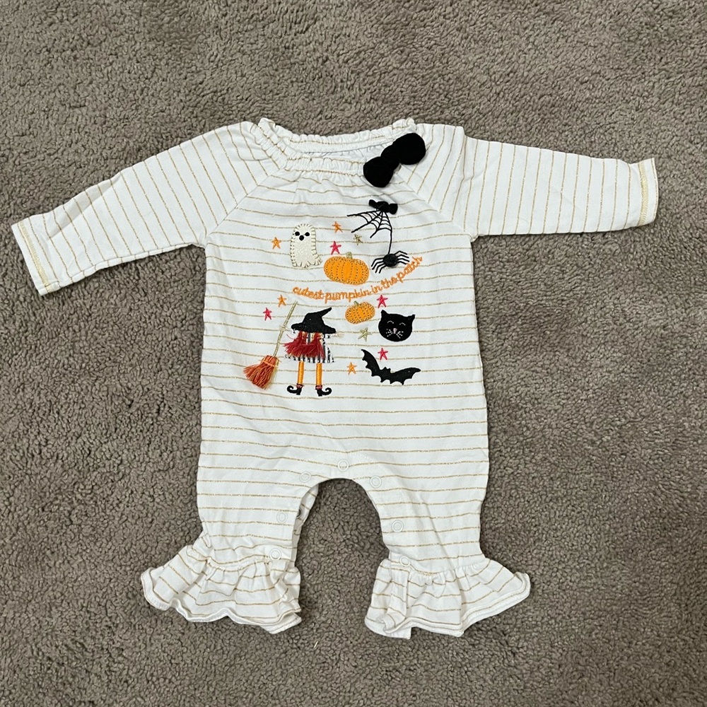 Mud Pie Halloween outfit, 0-3 months